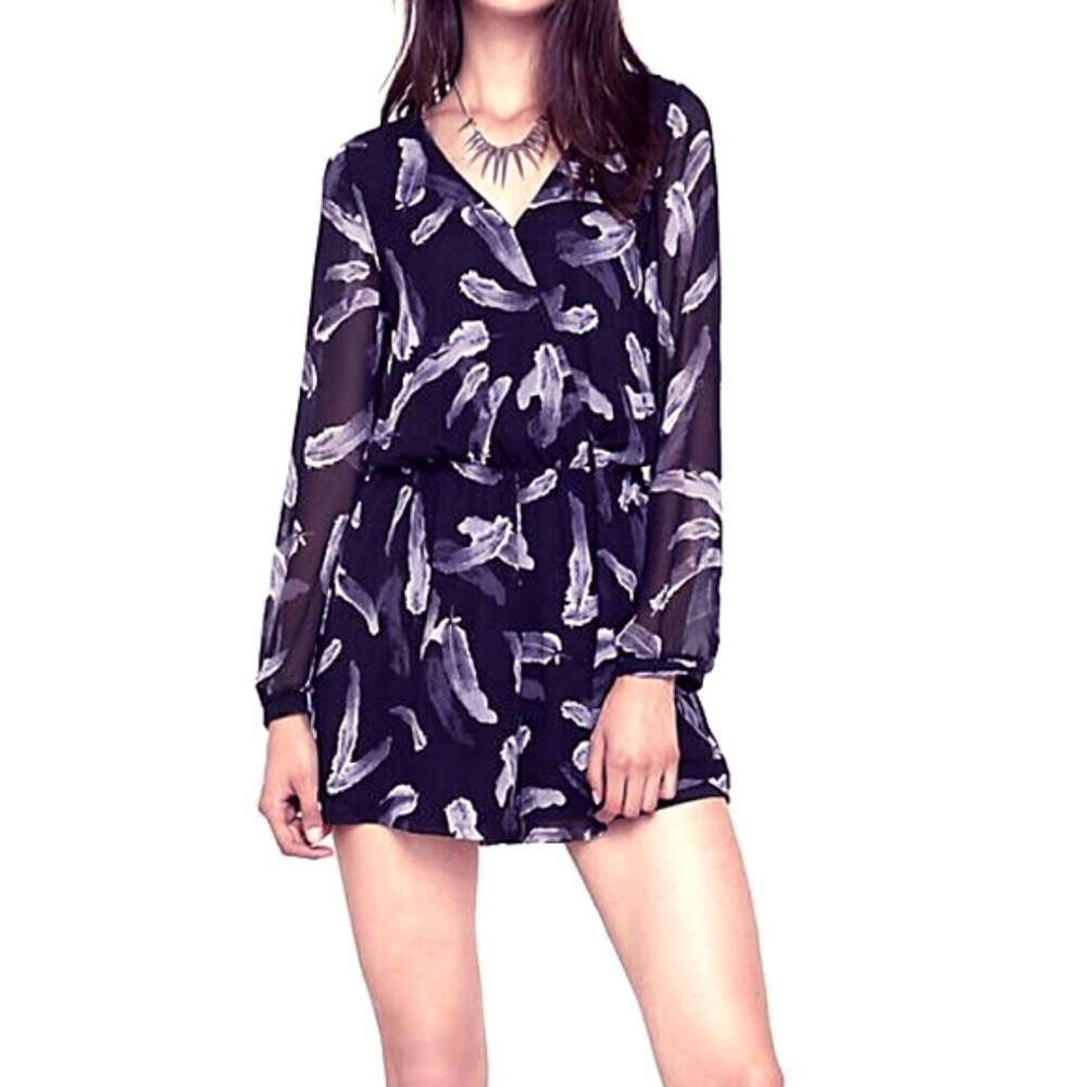 NWT Express Feather Romper